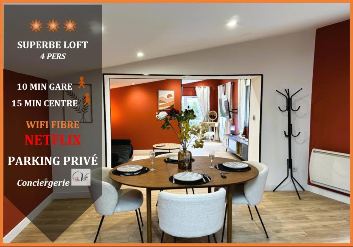 Loft O'Chalet - 10 Min Gare - Parking Prive Amiens Bagian luar foto